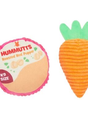 NWT BARK Hummus & Carrot Dog Toy